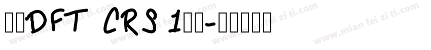 崋康DFT CRS 1字体字体转换